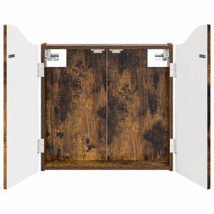 vidaXL Kabinet za mete Dimljeni hrast 56 x 12 x 63 cm
