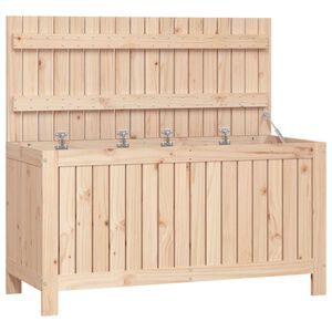 vidaXL Vrtna kutija za pohranu 115x49x60 cm od masivne borovine