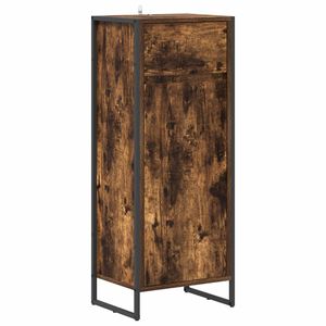 vidaXL Kupaonski ormar Dimni hrast 40 x 30 x 100 cm Konstruirano drvo