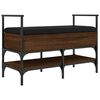 vidaXL Klupa za cipele boja smeđeg hrasta 85,5x42x57,5 cm drvena
