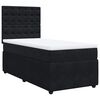 vidaXL Box spring krevet s madracem crni 90x200 cm bar&scaron;unasti