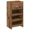 vidaXL Ormar za cipele Staro drvo 48 x 36 x 92 cm Konstruirano drvo