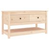 vidaXL Stolić za kavu 102x49x55 cm od masivne borovine