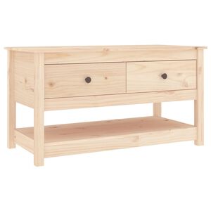 vidaXL Stolić za kavu 102x49x55 cm od masivne borovine