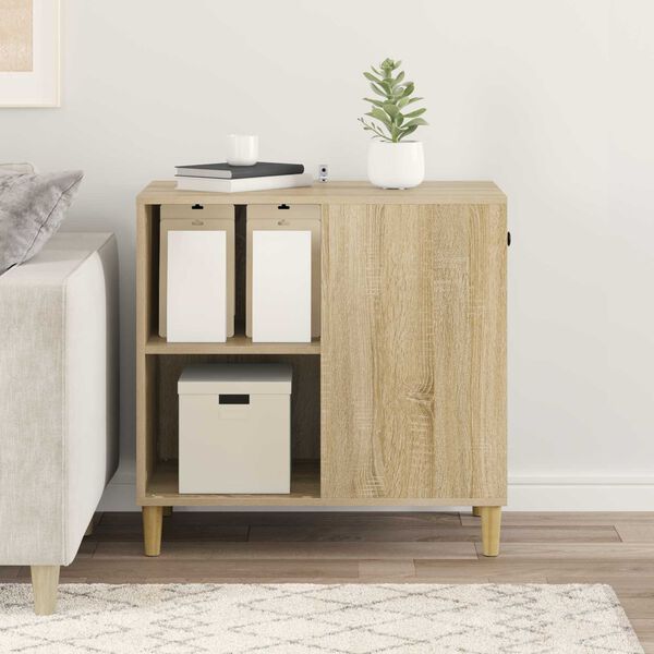 vidaXL Mačja Kuća Sonoma 72 x 42.5 x 70 cm Konstruirano drvo