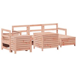 vidaXL 7-dijelni set vrtnih sofa od masivnog drva duglazije