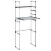 vidaXL Polica za perilicu rublja 77 x 52 x 192 cm aluminijska