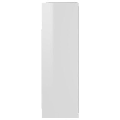 vidaXL Kupaonski ormarić visoki sjaj bijeli 62,5 x 20,5 x 64 cm drveni
