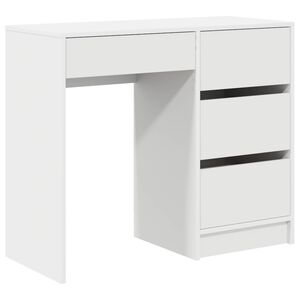 vidaXL Stol Bijelo Konstruirano drvo 90 x 37.5 x 75 cm