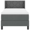 vidaXL Krevet s opruga kutije Tamno siva 200 x 80 cm Poliester