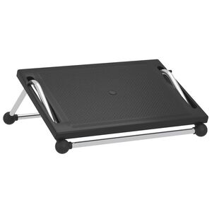 vidaXL Oslonac za noge crni 45 x 40 x 13,5 cm