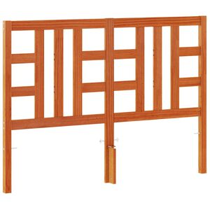 vidaXL Uzglavlje vo&scaron;tano smeđe 135 cm od masivne borovine