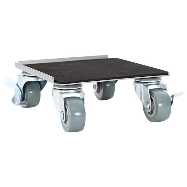 vidaXL Kotačići za namje&scaron;taj 4 kom s podizačem 13,5x13,5x6 cm Čelik 1300 kg