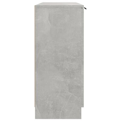 vidaXL Komoda siva boja betona 90,5x30x70 cm od konstruiranog drva