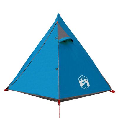vidaXL Kupolasti šator za kampiranje za 2 osobe plavi vodootporni