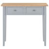 280054 vidaXL Dressing Console Table Grey 79x30x74 cm Wood