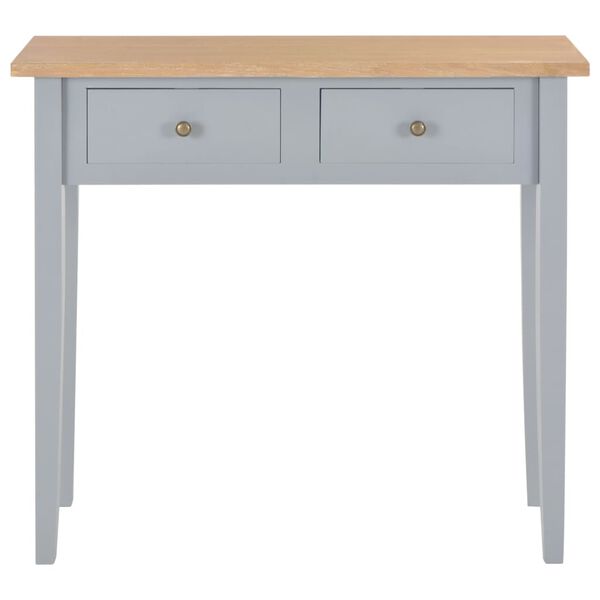 280054 vidaXL Dressing Console Table Grey 79x30x74 cm Wood