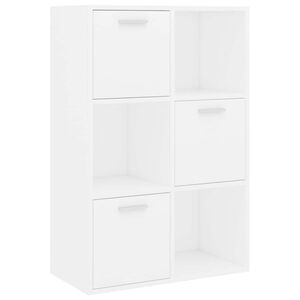 vidaXL Ormarić za knjige bijeli 60 x 29,5 x 90 cm konstruirano drvo