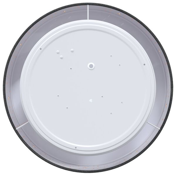 vidaXL Stropna svjetiljka Crna 30 x 13.5 cm tkanina