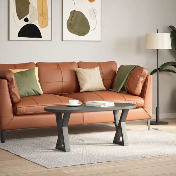 vidaXL Noge za klub stolić 2 kom. antracit 28 x (42-43,3) cm čelik