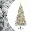 vidaXL Umjetno božićno drvce s kuglicom 120 cm 150 LED lampica