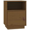 vidaXL Noćni ormarići boja meda 40x34x55 cm od masivne borovine