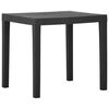 vidaXL Vrtni stol sivi 79 x 65 x 72 cm plastični