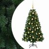vidaXL Umjetno božićno drvce s kuglicom 120 cm 150 LED lampica