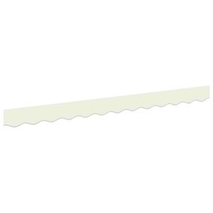 vidaXL Zamjena za rub tende Krem prugasta 230 x 20 cm Poliester