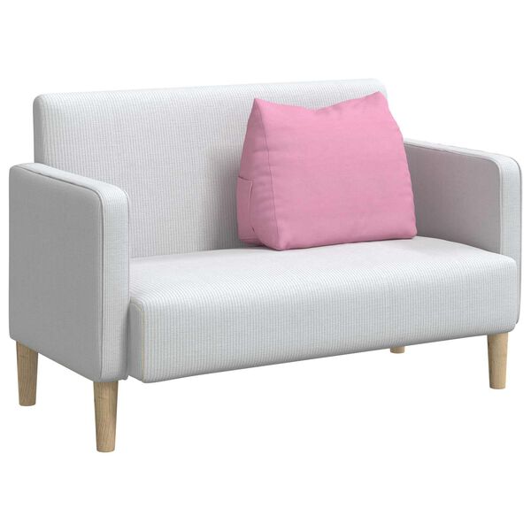 vidaXL Jastuk za leđa Ružičasta 60 x 20 x 50 cm tkanina