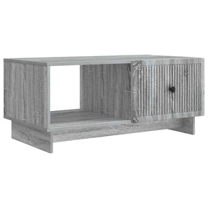vidaXL Kava Stol Siva sonoma 90 x 50 x 40 cm Konstruirano drvo