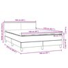 vidaXL Box spring krevet s madracem crni 160x210 cm bar&scaron;unasti