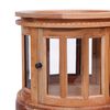 vidaXL Vitrina prirodna boja 50 x 50 x 76 cm masivno drvo mahagonija