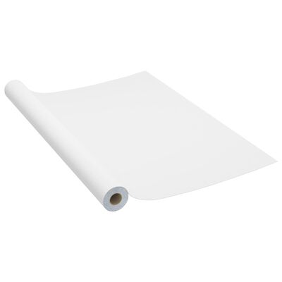 vidaXL Samoljepljiva folija za namještaj bijela 500 x 90 cm PVC