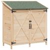 vidaXL Vrtna &Scaron;upa Prirodna 106 x 56 x 113,5 cm Čvrsto drvo jele