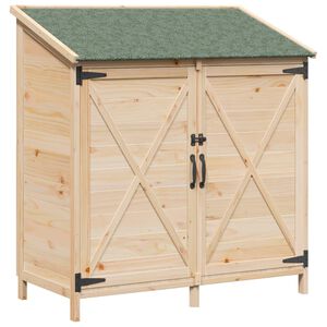 vidaXL Vrtna &Scaron;upa Prirodna 106 x 56 x 113,5 cm Čvrsto drvo jele