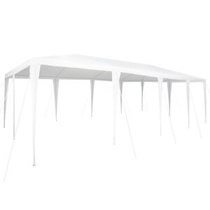 vidaXL &Scaron;ator za zabave Bijelo 800 x 400 x 266 cm Polietilen i čelik