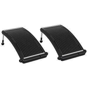 vidaXL Zakrivljeni solarni paneli za grijanje bazena 2 kom 110 x 65 cm