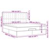 vidaXL Okvir kreveta s madracima svijetlosivi 160x200cm bar&scaron;unasti