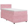 vidaXL Boxspring krevet s madracem Ružičasta 80 x 200 cm Bar&scaron;un