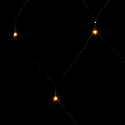 vidaXL Božićna svjetlosna mreža topla bijela 3 x 3 m 306 LED