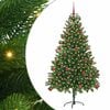 vidaXL Božićno drvce s 300 LED svjetlima s stalakom Zelena 180 cm PE
