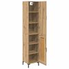 vidaXL Highboard Umjetnički hrast 69,5 x 34 x 180 cm Konstruirano drvo