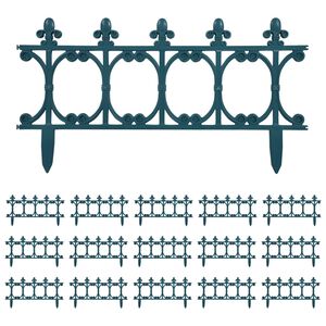 vidaXL Rubnjaci za travnjak 16 kom zeleni 10 m PP