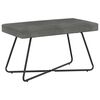 vidaXL klupa Tamnosiva 80 x 40 x 45 cm Bar&scaron;un