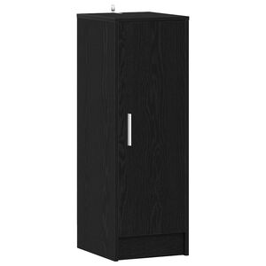vidaXL Ormar za cipele 32 x 35 x 92 cm Konstruirano drvo Crni hrast