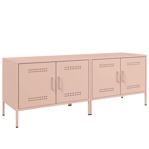 vidaXL TV ormarići 2 kom ružičasti 68 x 39 x 50,5 cm čelični