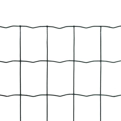 vidaXL Euro ograda čelična 10 x 1,5 m zelena
