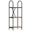 vidaXL Polica 3 razina 40 x 30 x 109 cm Konstruirano drvo