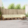 vidaXL Set vanjskih sofa s jastukom 6 pcs Prirodna i krem